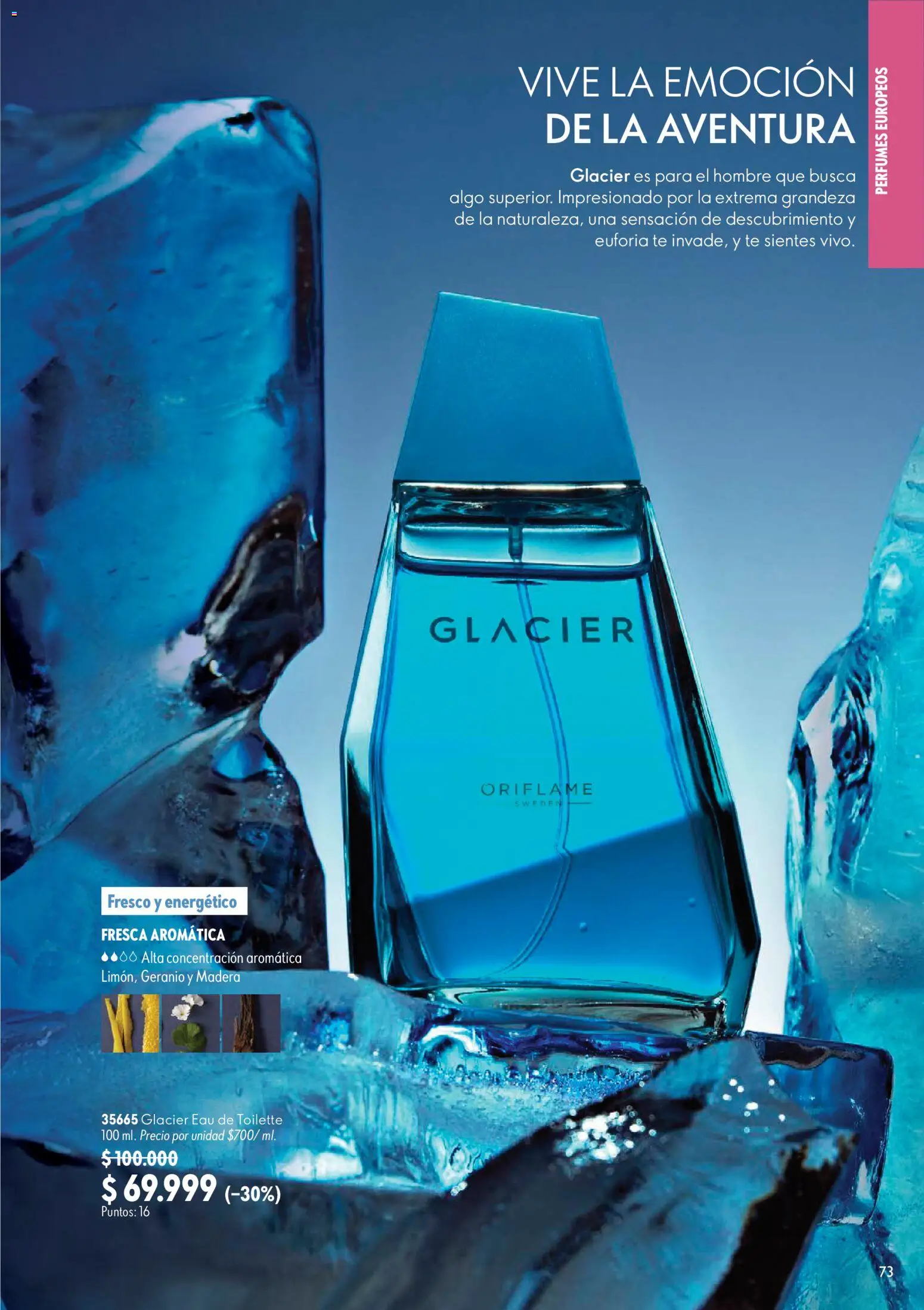 Oriflame revista - valida desde el 20/06/2026 | Página: 73 | Productos: Té, Eau de toilette