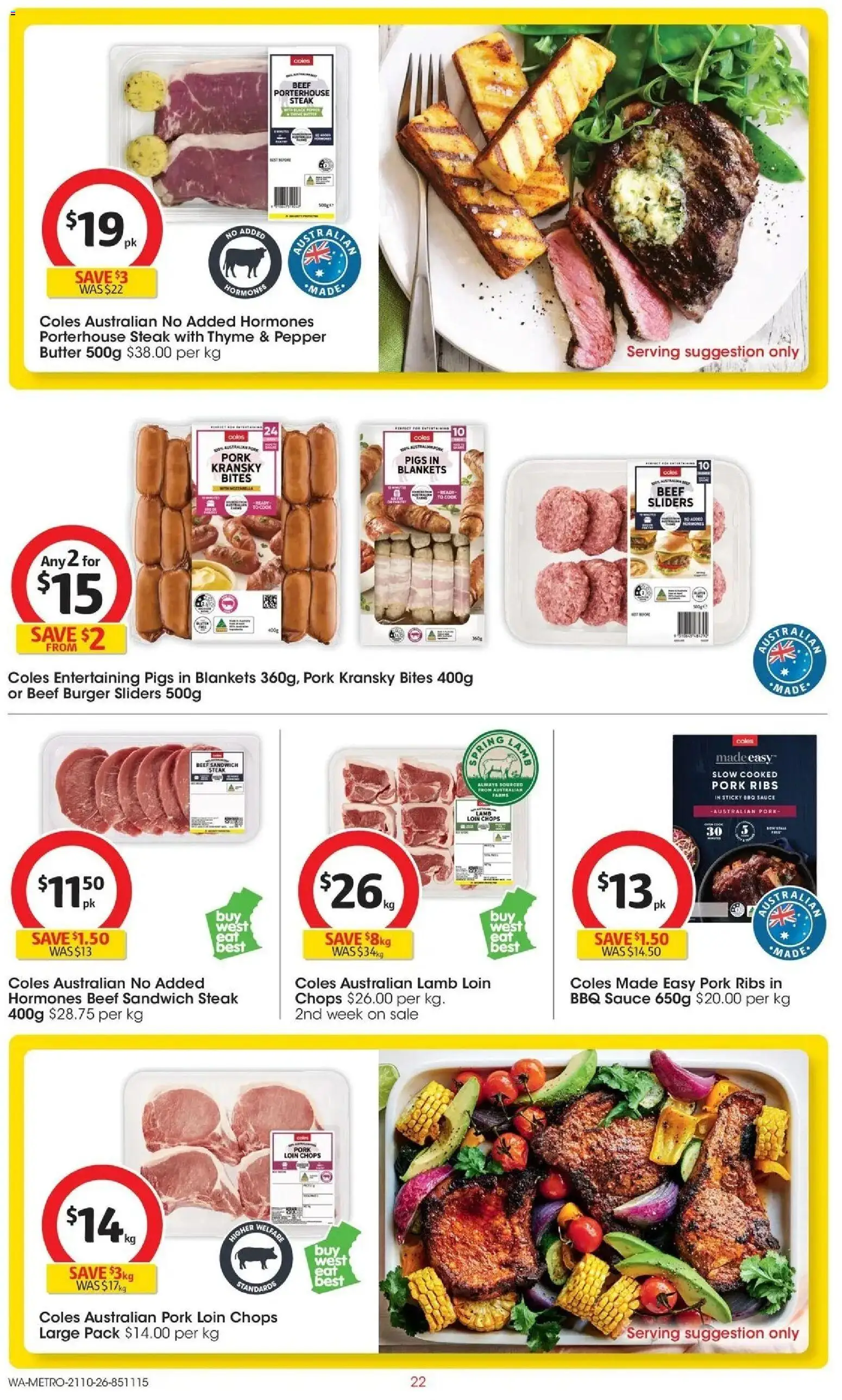 ﻿Coles catalogue valid from 21/10/2026 > Online Australia | Page: 22