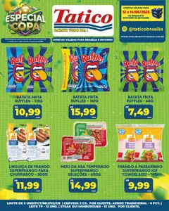 Tatico ofertas do Dia - Pré-Visualização do folheto da loja Tatico, válido de 12.06.2026 | Página: 23 | Produtos: Linguiça, Copa, Hambúrguer, Frango