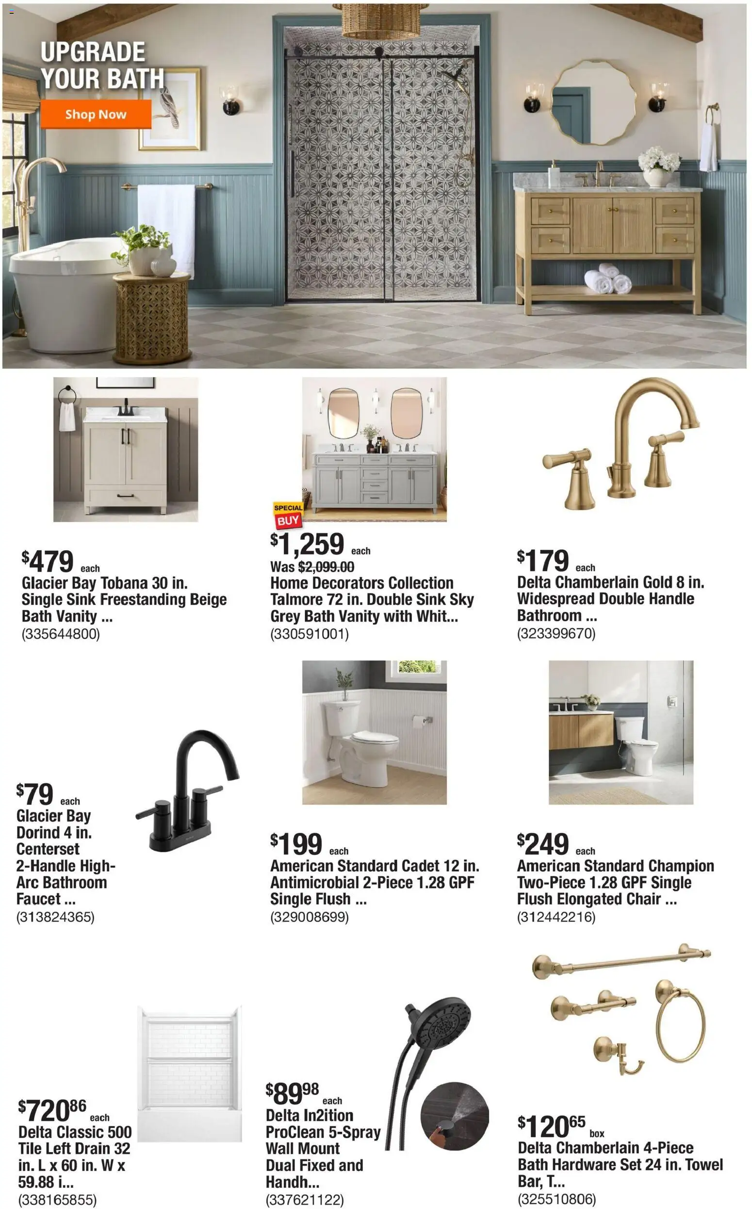 Home Depot Weekly Ad - valid from 28.05.2026 | Page: 9 | Products: Chair, Bath