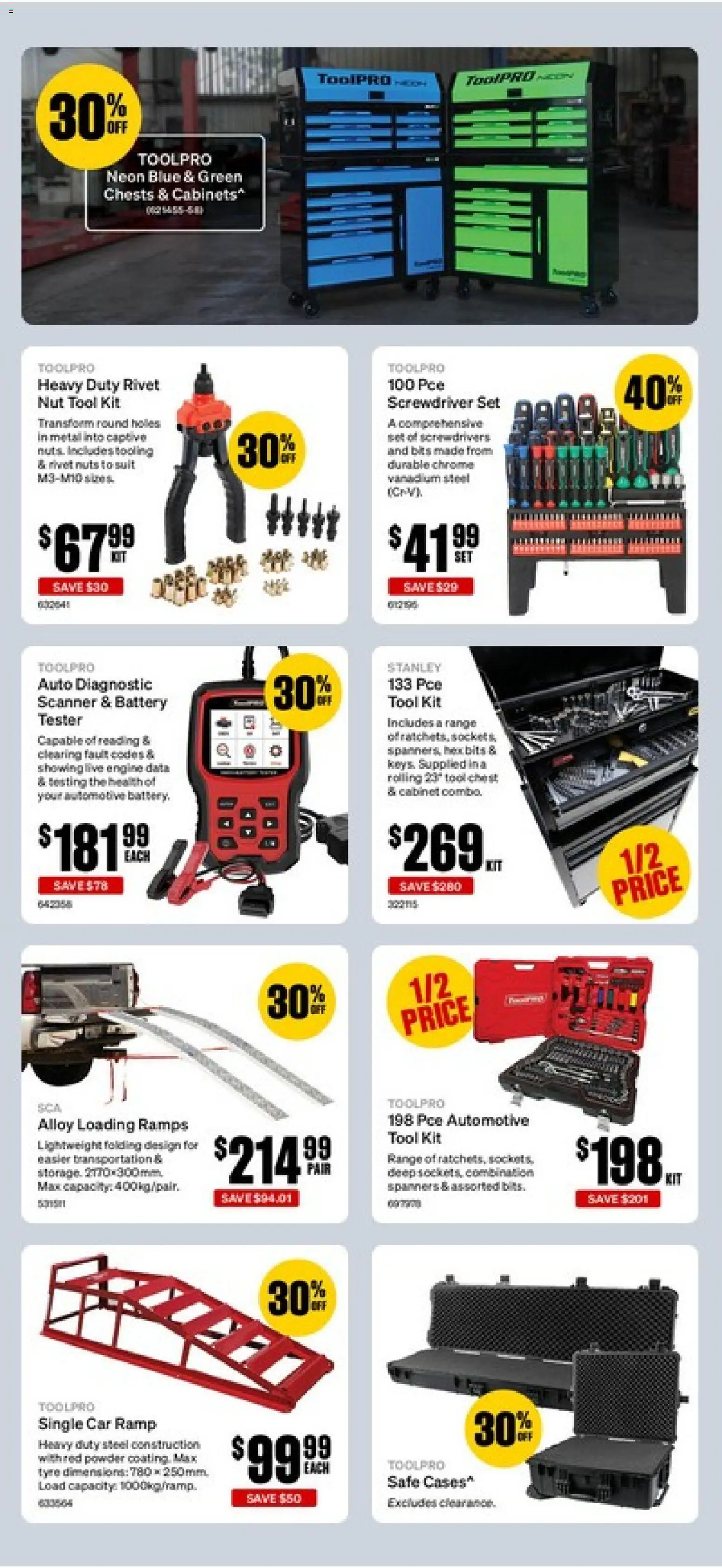 Supercheap Auto catalogue - valid from 12/08/2026 | Page: 15 | Products: Cabinet, Battery, Powder, Suit