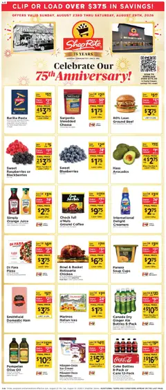Preview of ShopRite weekly ads valid from 08/20/2026