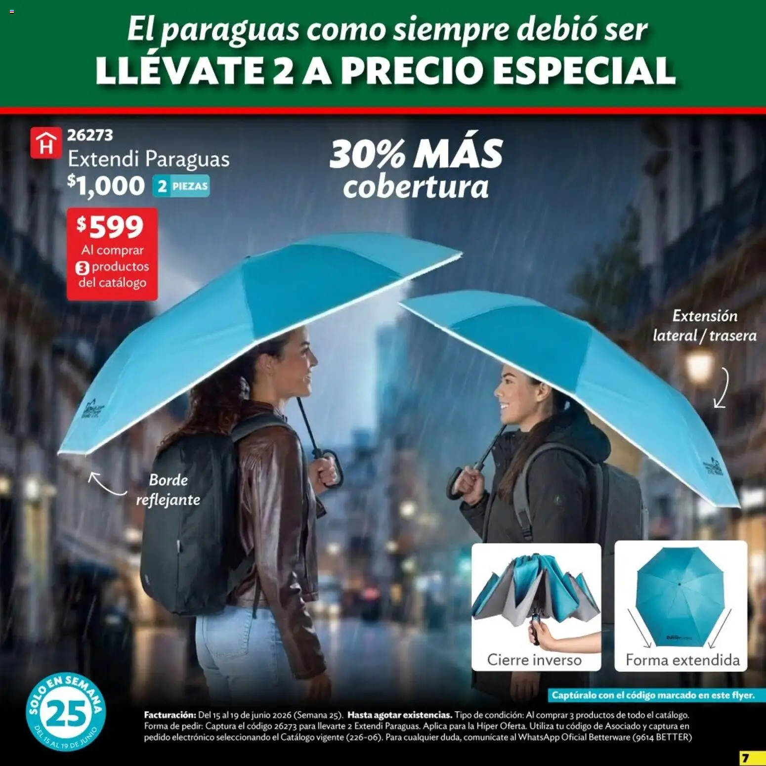 Nuevas ofertas de Betterware válidas en toda la República Mexicana desde el 15.06.2026. ¡Encuentra las mejores ofertas en Betterware Ofertas! | Página: 8 | Productos: Extensión