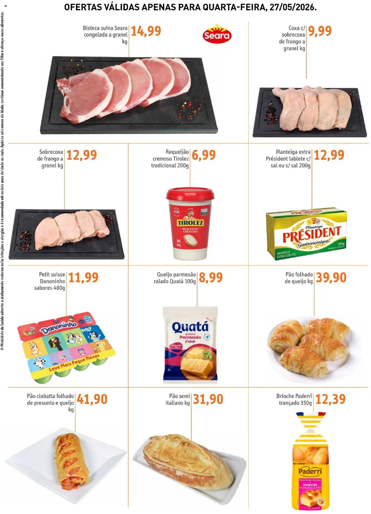 Sonda Folheto - válido de 27.05.2026 | Página: 2 | Produtos: Manteiga, Queijo, Sal, Requeijão
