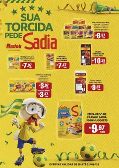 Bistek Supermercados ofertas Copa Sadia - Pré-Visualização do folheto da loja Bistek Supermercados, válido de 18.06.2026