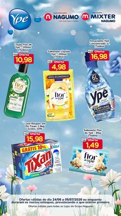 Nagumo ofertas Ypê - Pré-Visualização do folheto da loja Nagumo, válido de 24/06/2026