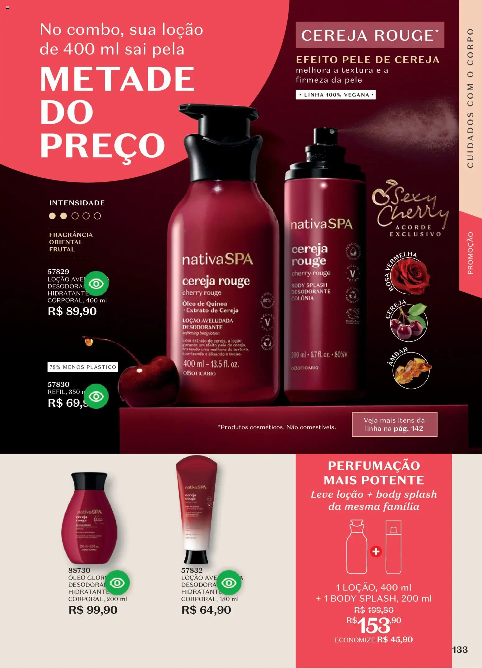 O Boticário Folheto - válido de 10/08/2026 | Página: 137 | Produtos: Quinoa, Desodorante, Óleo, Body