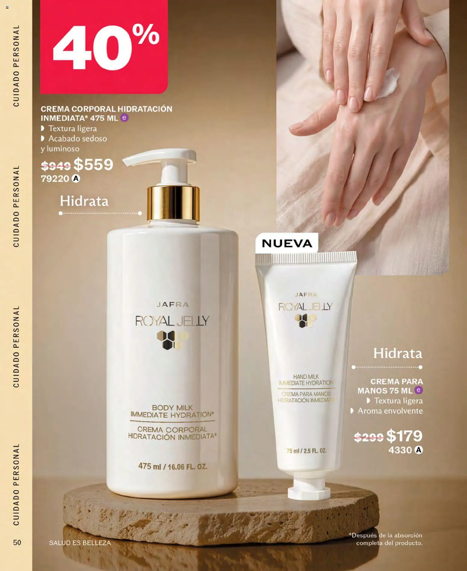 Nuevas ofertas de JAFRA válidas en toda la República Mexicana desde el 01/10/2026. ¡Encuentra las mejores ofertas en JAFRA catálogo! | Página: 50