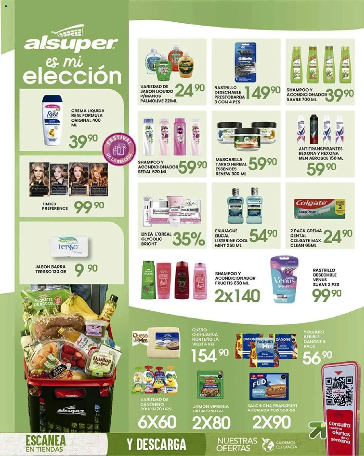 Nuevas ofertas de Alsuper válidas en toda la República Mexicana desde el 15.05.2026. ¡Encuentra las mejores ofertas en Alsuper folleto SALTILLO! | Página: 8 | Productos: Enjuague bucal, Jabón líquido, Crema, Barra
