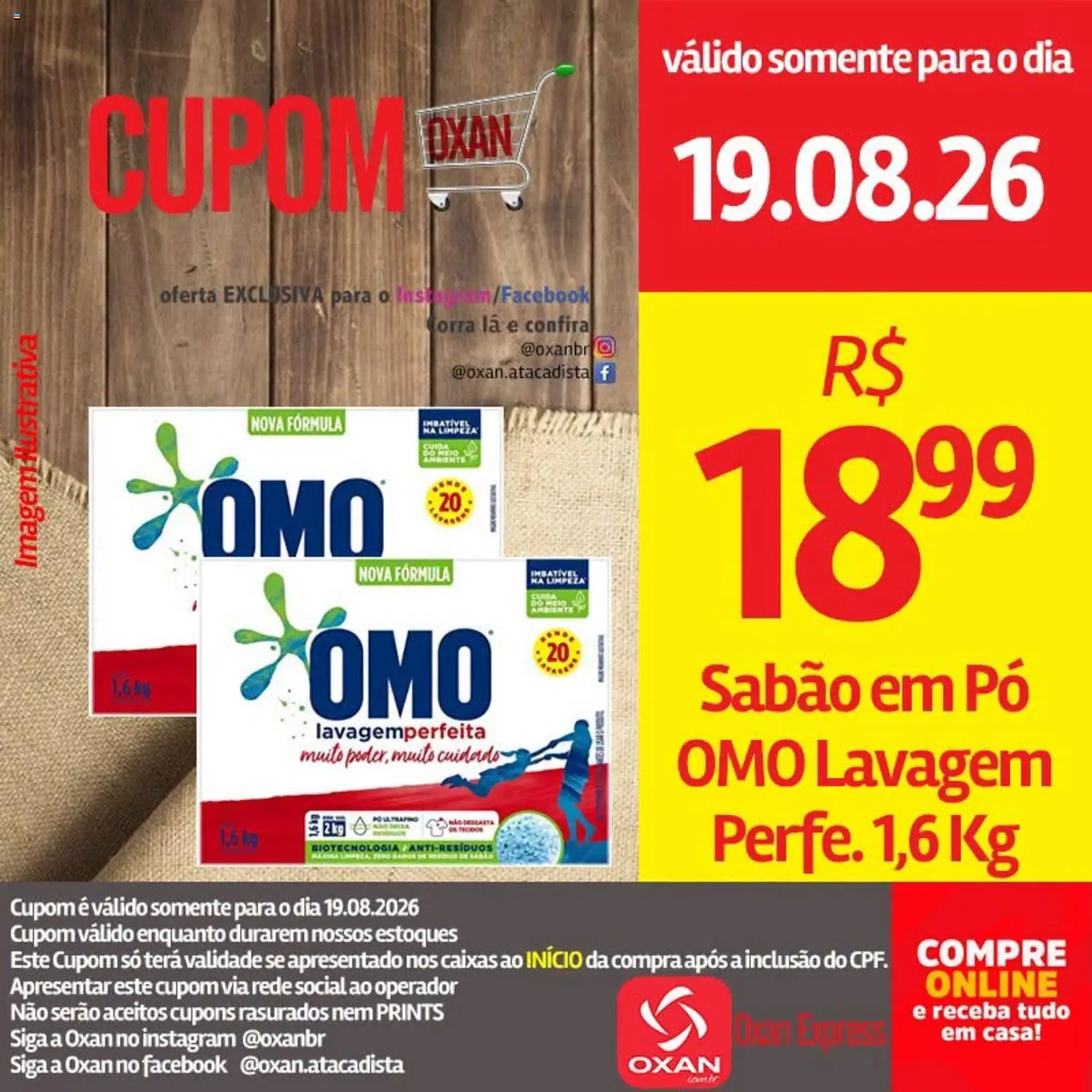 Oxan Atacadista Folheto - válido de 19/08/2026 | Página: 16 | Produtos: Pó, Sabão, Sabão em pó