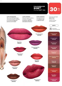 Vista previa de Ultra Color Lápiz labial Matte FPS 30, 19 tonos. 3,6 g, nuevo folleto de la tienda, válido en México a partir del 24.04.2026 | Página: 43 | Productos: Aguacate, Mate, Lápiz labial