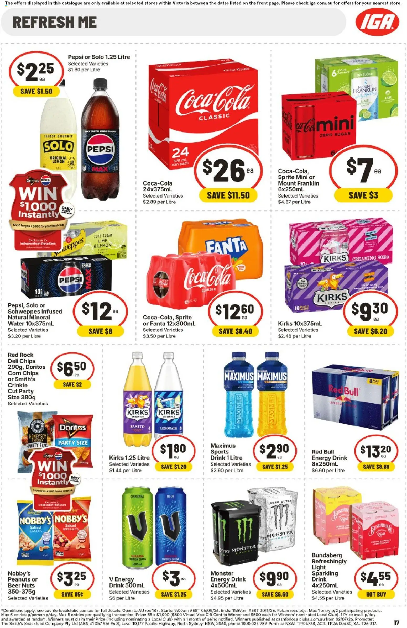Ritchies catalogue - valid from 27.05.2026 | Page: 15 | Products: Peanuts, Water, Sugar, Lime