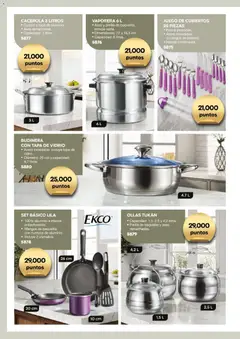 Vista previa de Fuller catálogo Puntos, nuevo folleto de la tienda, válido en México a partir del 15/06/2026 | Página: 10 | Productos: Cacerola, Juego, Vaporera, Ollas