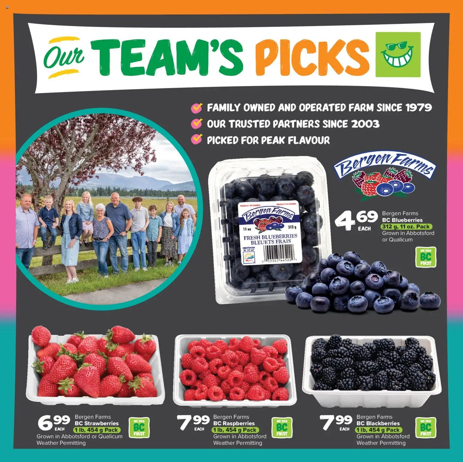 Thrifty Foods flyer valid from Jul 16, 2026 | Page: 11 | Products: Strawberries