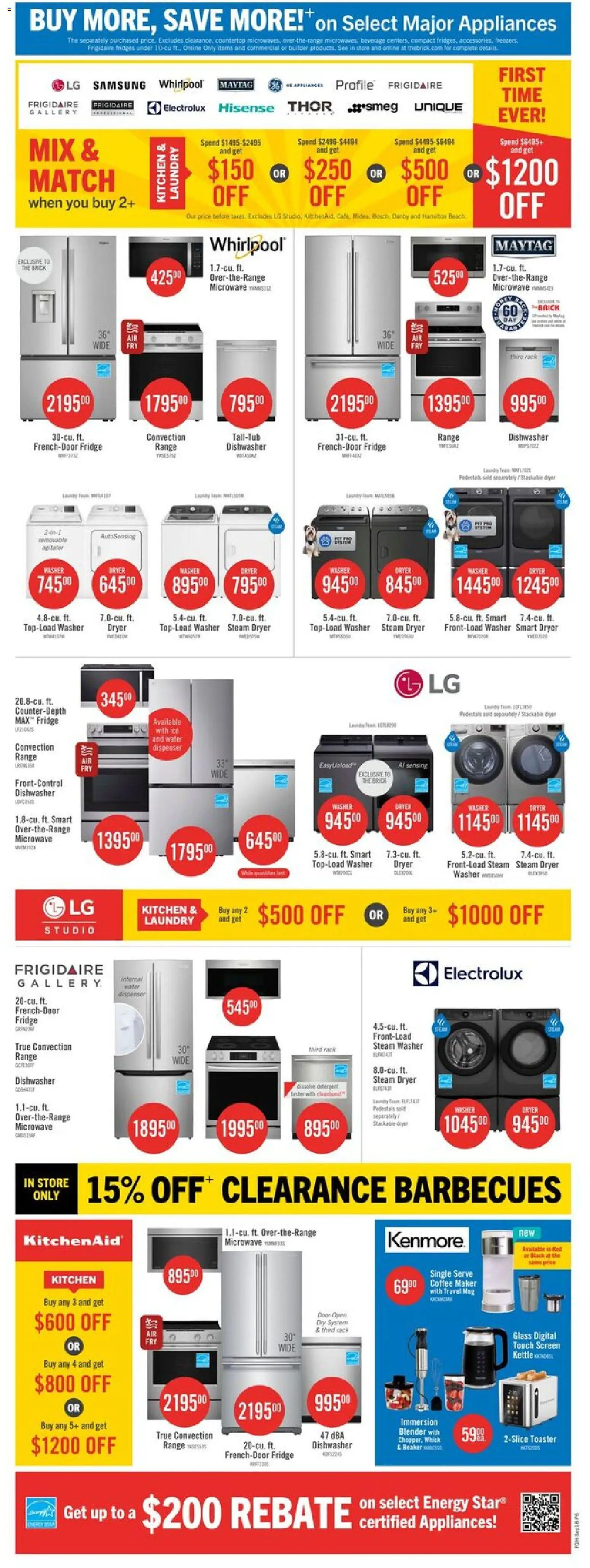 The Brick flyer valid from Sep 18, 2026 | Page: 16