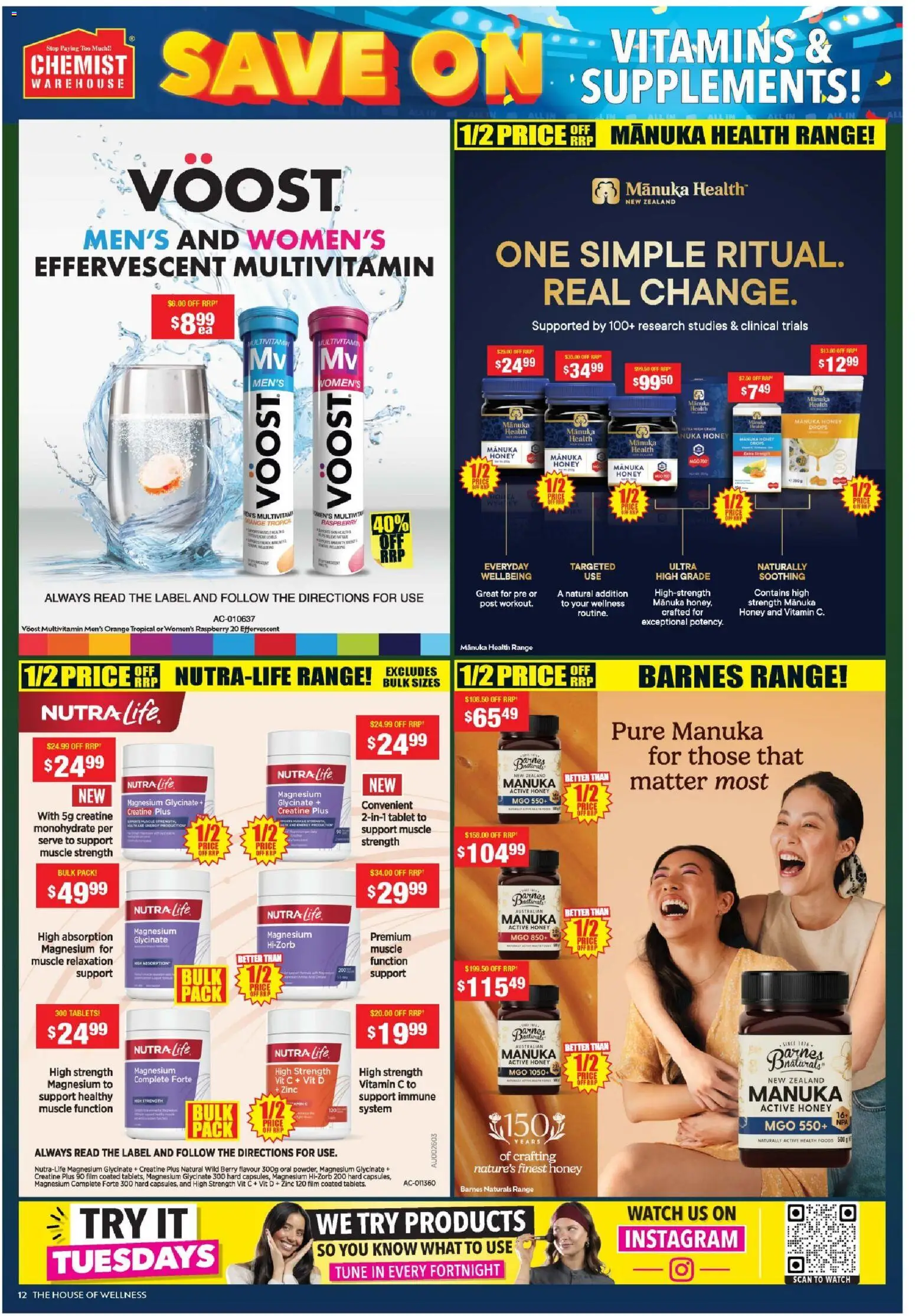 Chemist Warehouse catalogue - valid from 07/09/2026 | Page: 12 | Products: Raspberry, Watch, Vitamin, Zinc