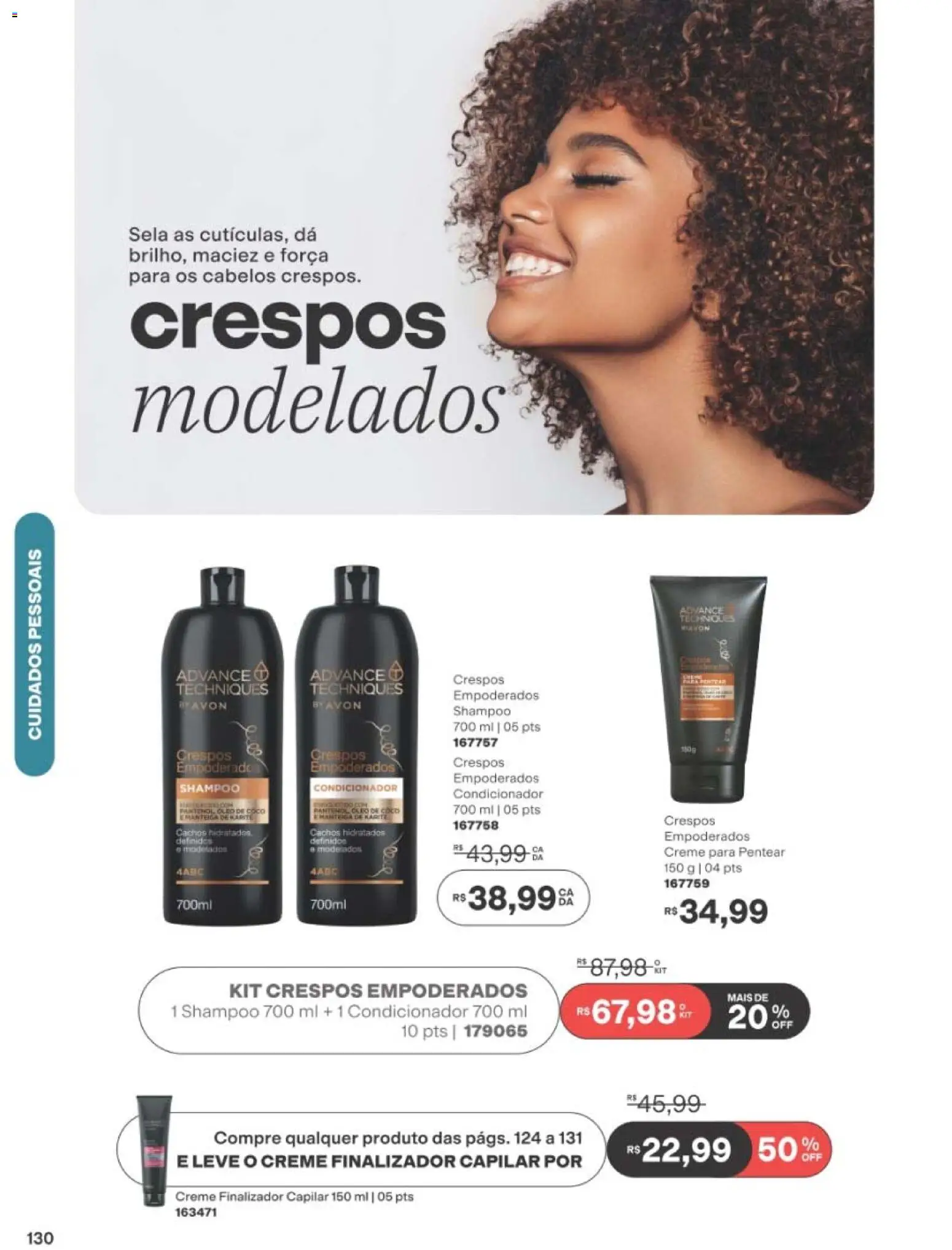 Avon Folheto - válido de 10/08/2026 | Página: 130 | Produtos: Coco, Shampoo, Manteiga, Creme para pentear