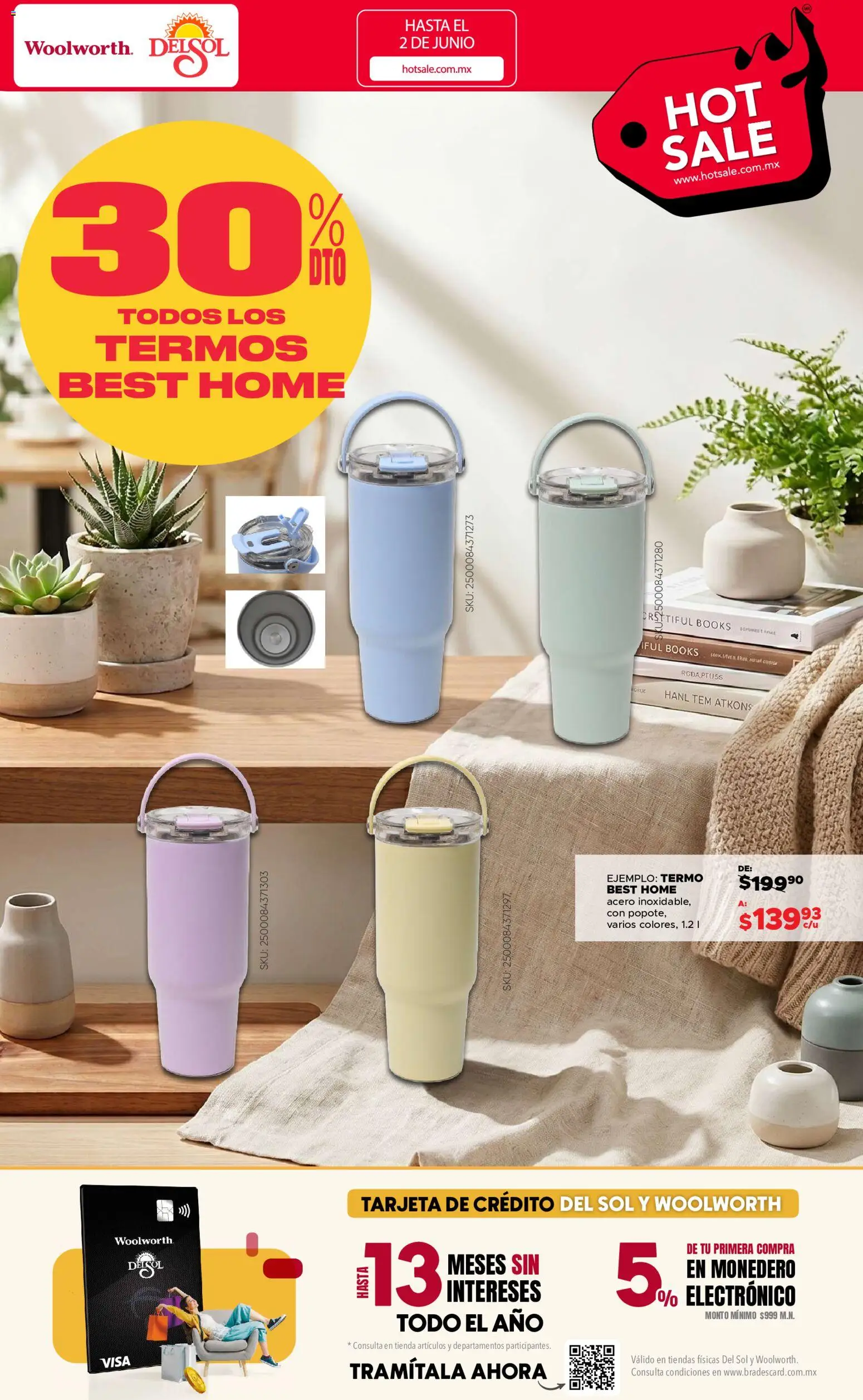 Nuevas ofertas de Del Sol y Woolworth válidas en toda la República Mexicana desde el 25.05.2026. ¡Encuentra las mejores ofertas en Del Sol y Woolworth Hot Sale! | Página: 20