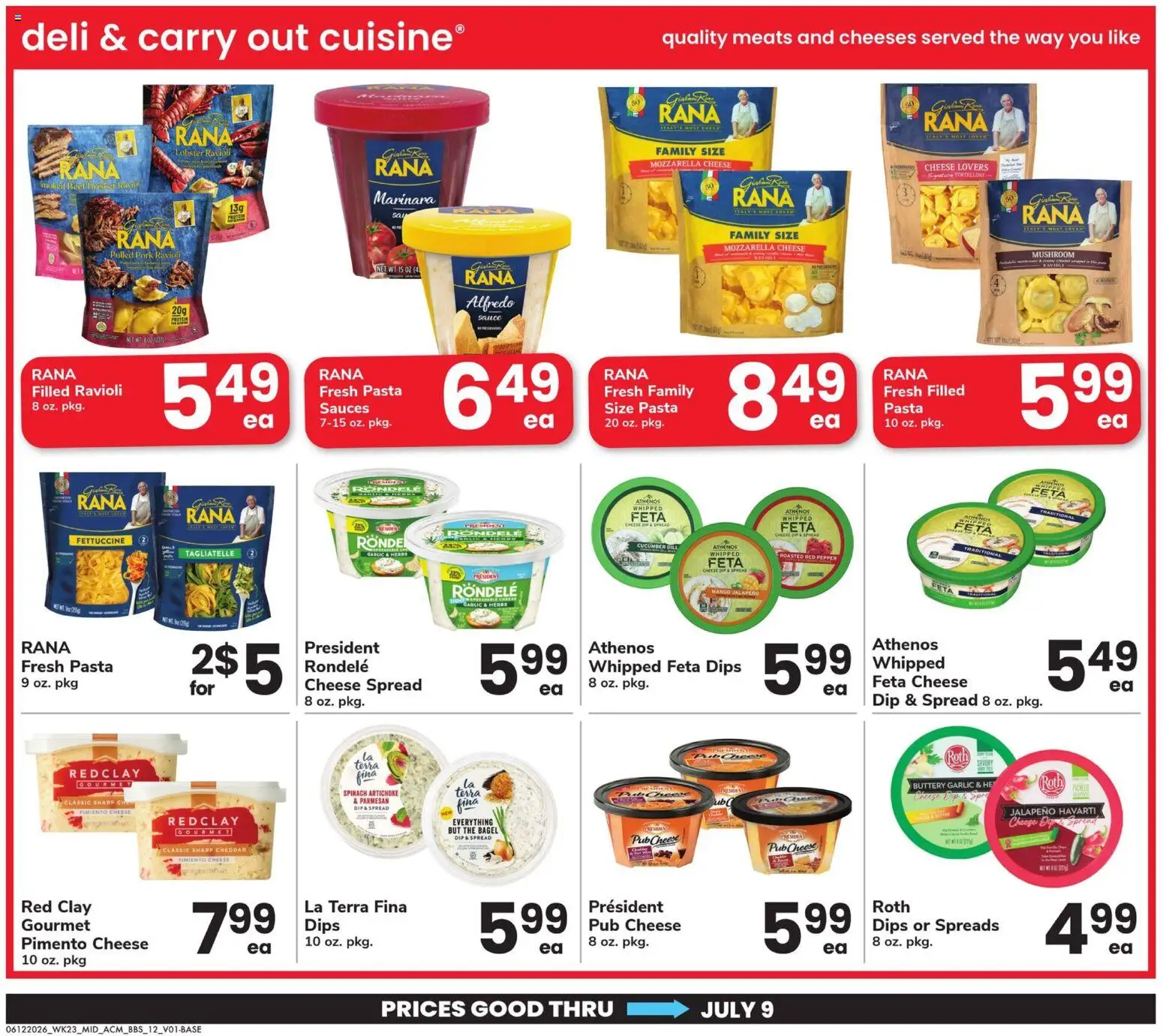 Acme Big Book of Savings - valid from 12.06.2026 | Page: 12 | Products: Cheese, Pepper, Mango, Garlic
