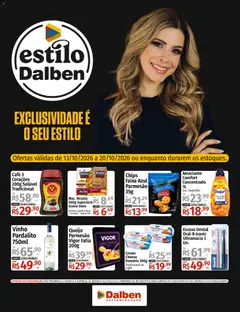 Supermercado Dalben ofertas Outubro - Pré-Visualização do folheto da loja Supermercado Dalben, válido de 13/10/2026