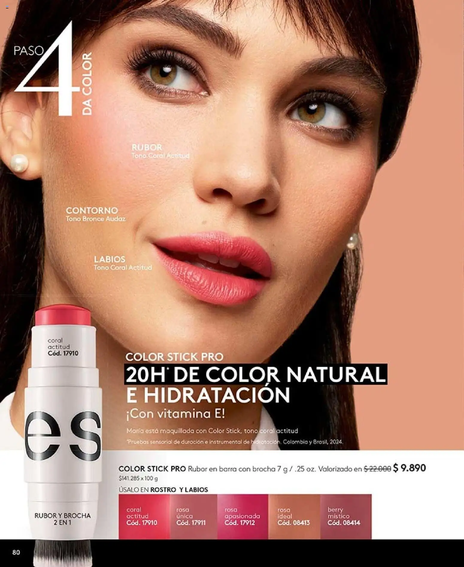 Catálogo Ésika Campaña 13 │ válido desde el 25.07.2026 | Página: 80 | Productos: Contorno, Rubor