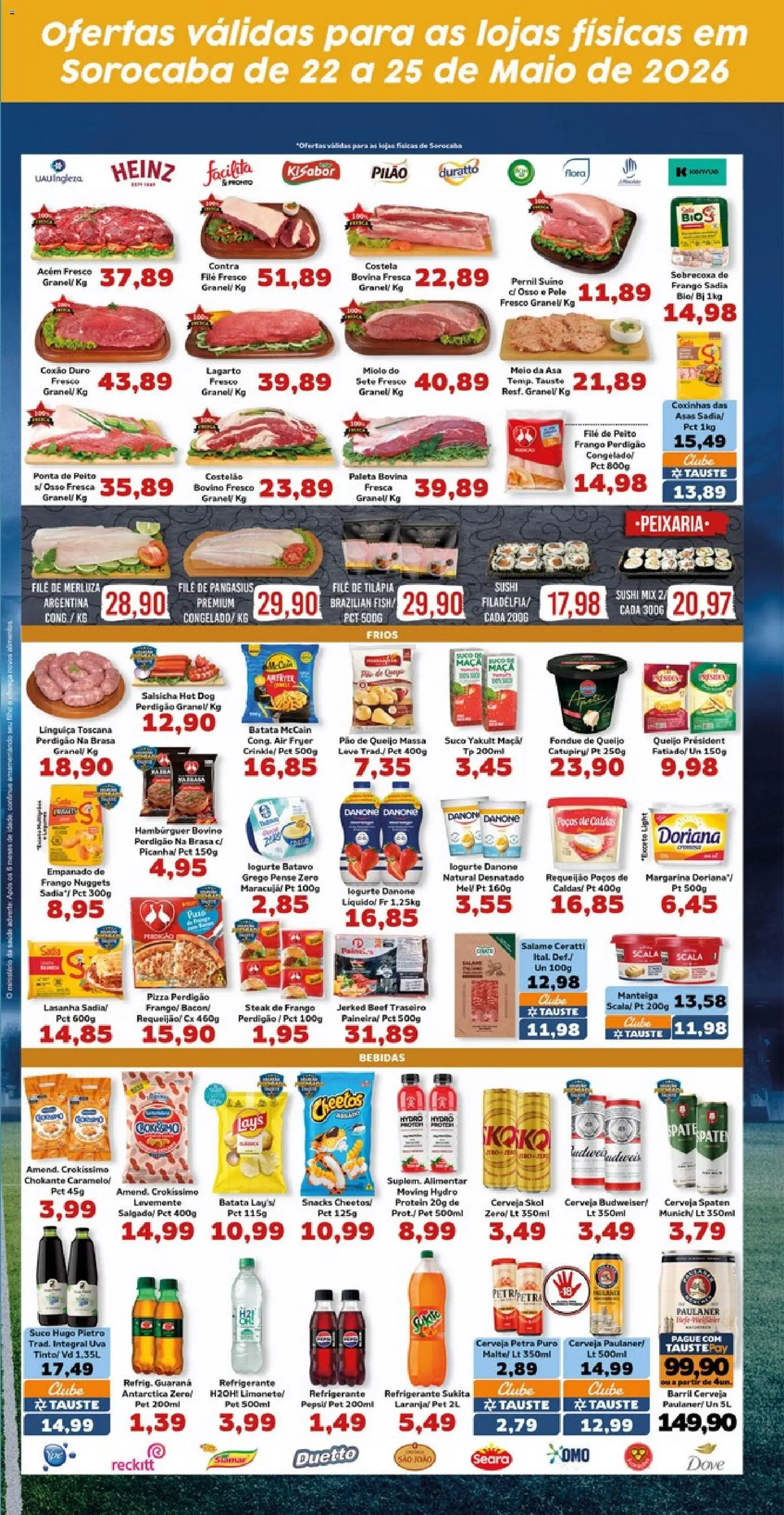 Tauste Folheto - válido de 22.05.2026 | Página: 4 | Produtos: Air fryer, Queijo, Pizza, Refrigerante
