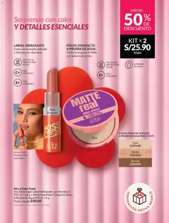 Vista previa de folleto Avon catálogo - Campaña 7 de la Avon válido desde 21.04.2026 | Página: 27 | Productos: Lápiz labial, Polvo