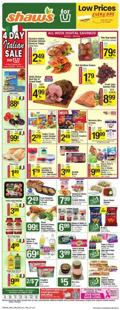 Preview of Shaw's weekly ads valid from 10/09/2026