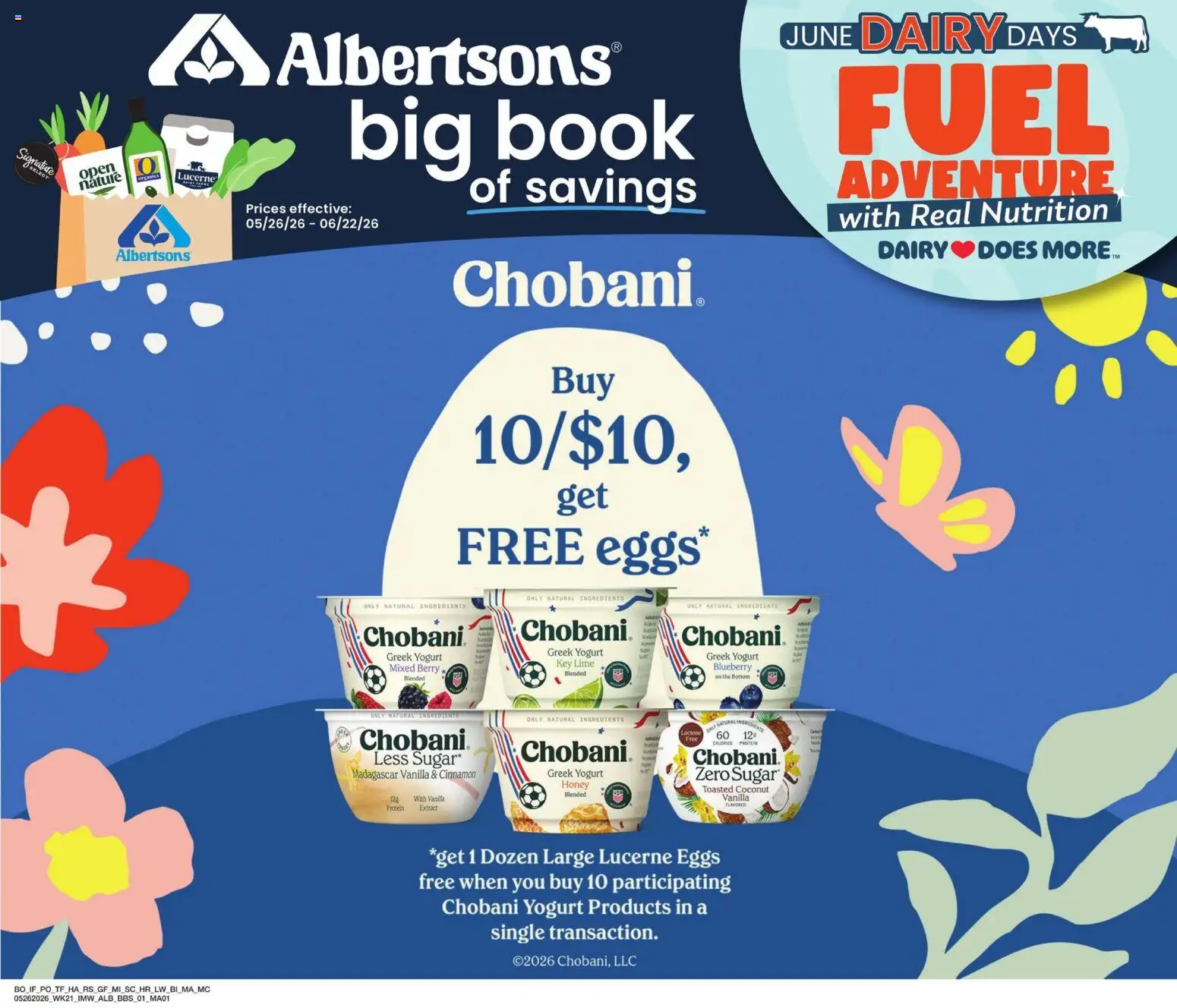 Albertsons Big Book of Savings - valid from 26.05.2026 | Page: 1 | Products: Yogurt, Eggs, Lime