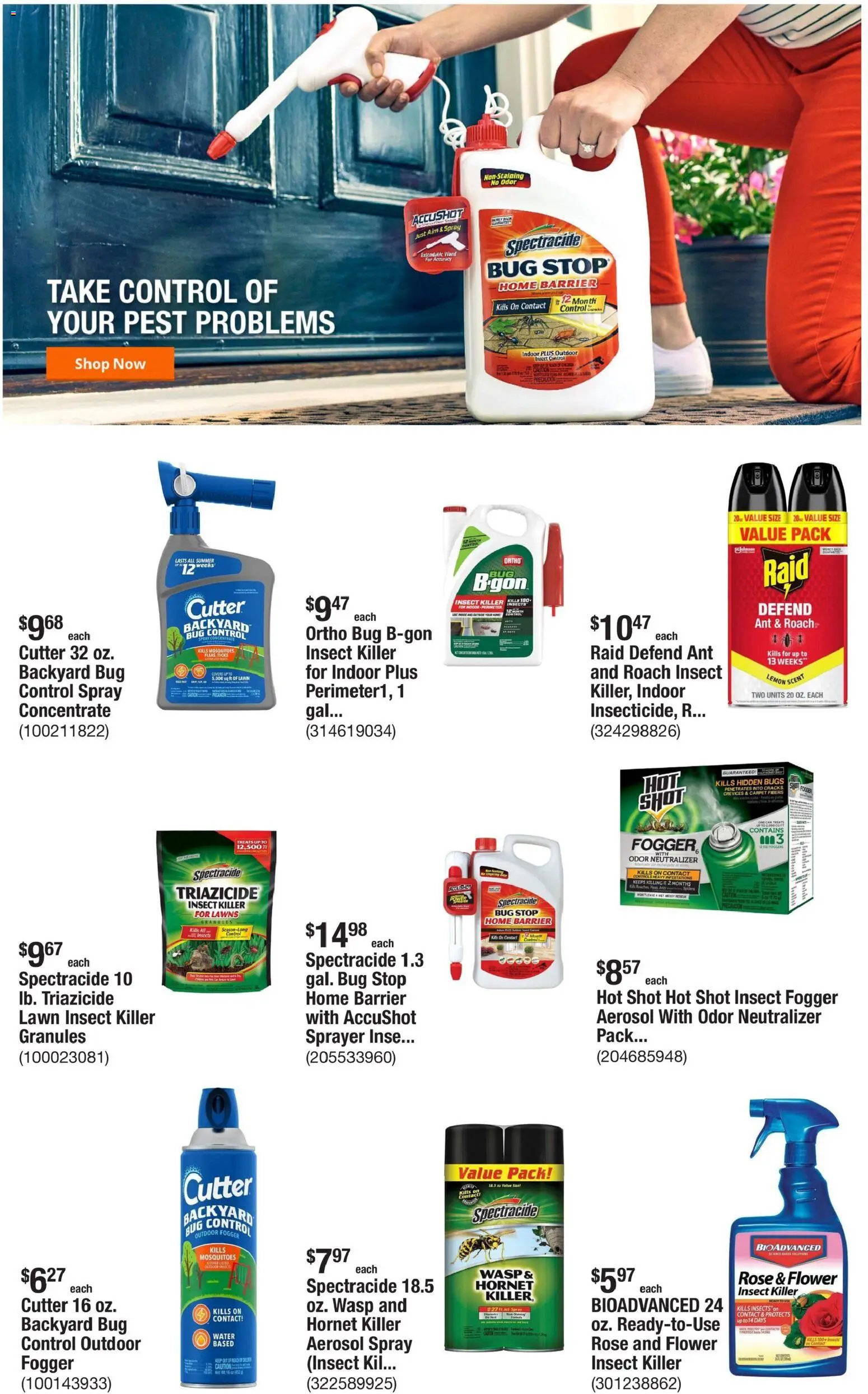 Home Depot Weekly Ad - valid from 08/13/2026 | Page: 9 | Products: Carpet, Water, Lemon, Cutter