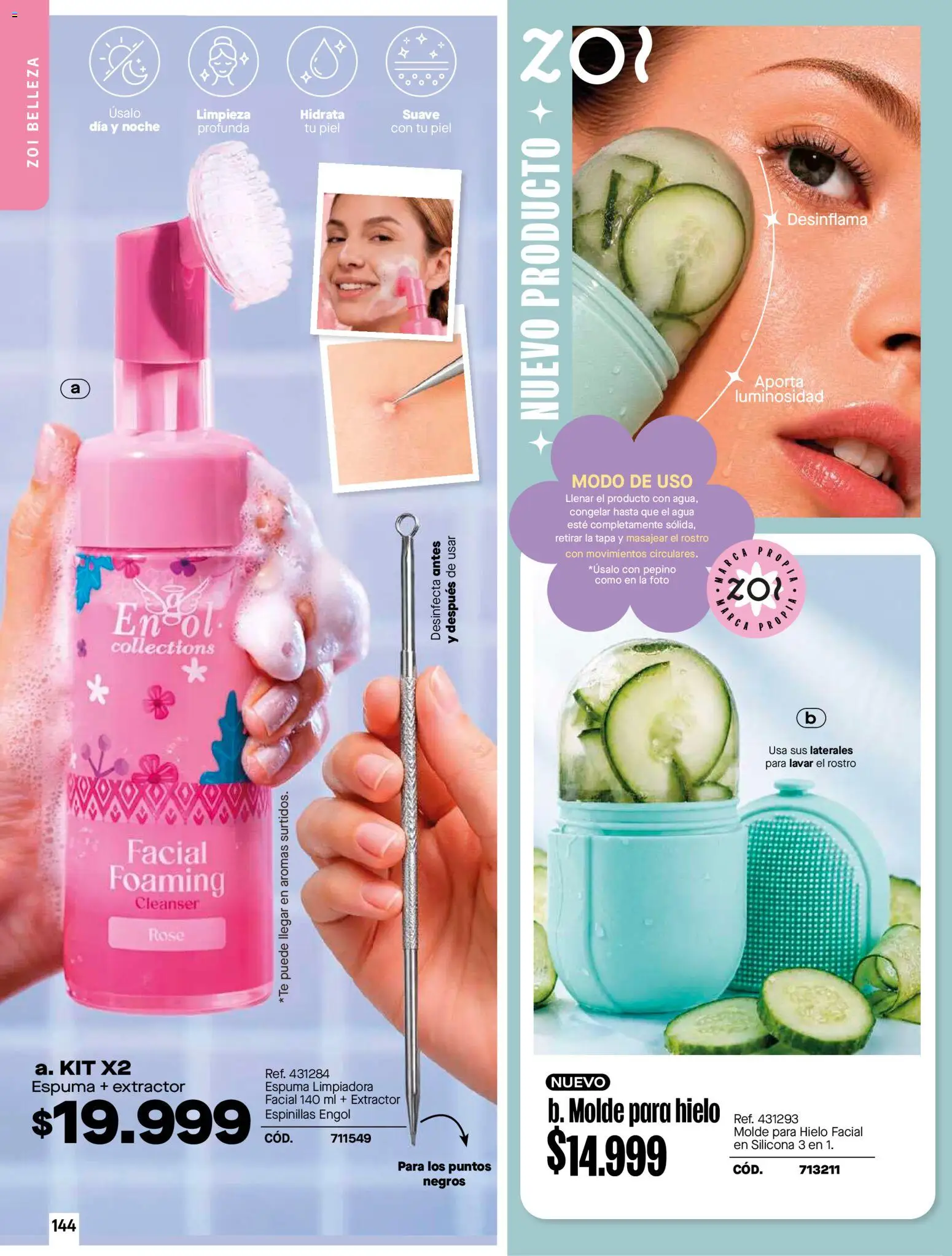 Carmel revista - valida desde el 01/07/2026 | Página: 144 | Productos: Agua, Espuma, Molde