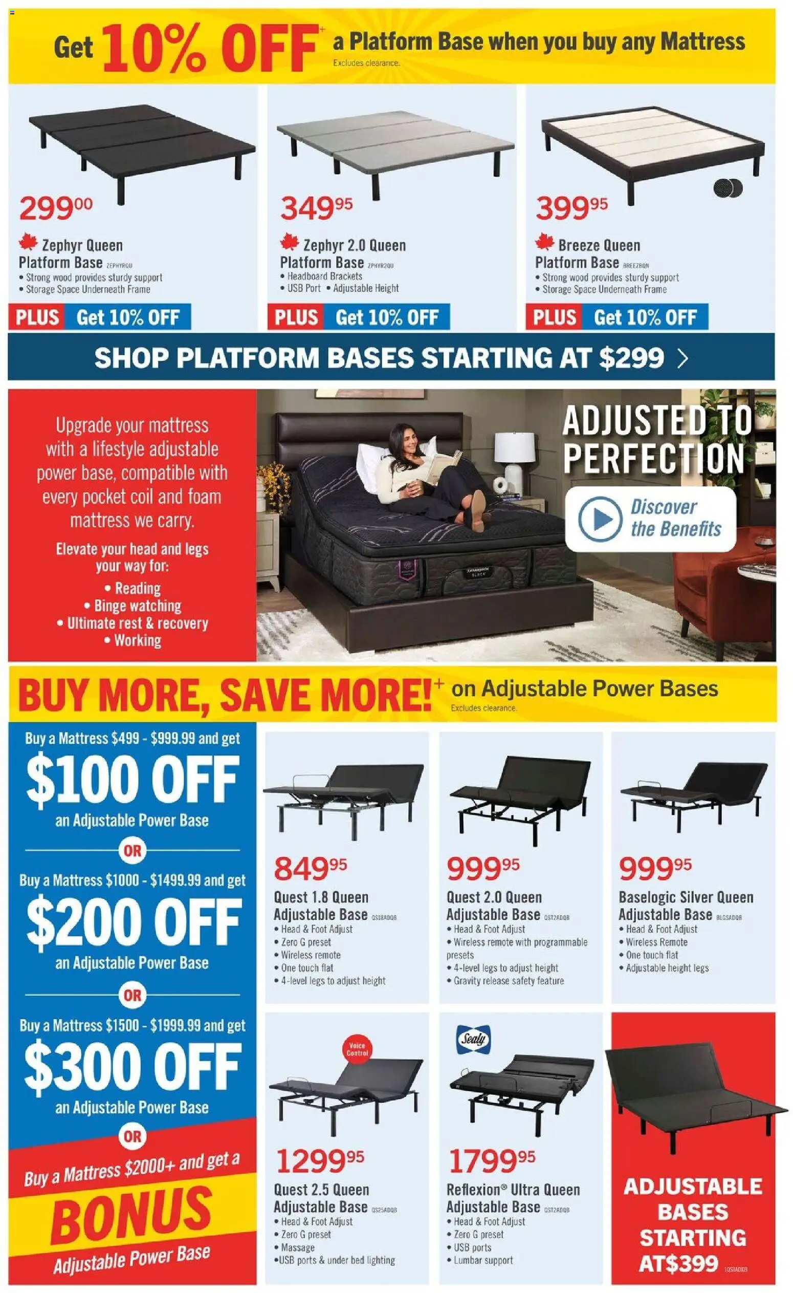 The Brick flyer valid from Sep 3, 2026 | Page: 9 | Products: Foam, Bed, Mattress, Lighting