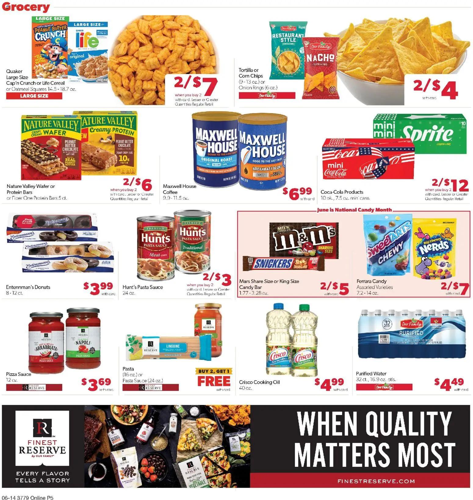 Family Fare Weekly Ad - NE - valid from 14.06.2026 | Page: 10 | Products: Butter, Oil, Sauce, Onion