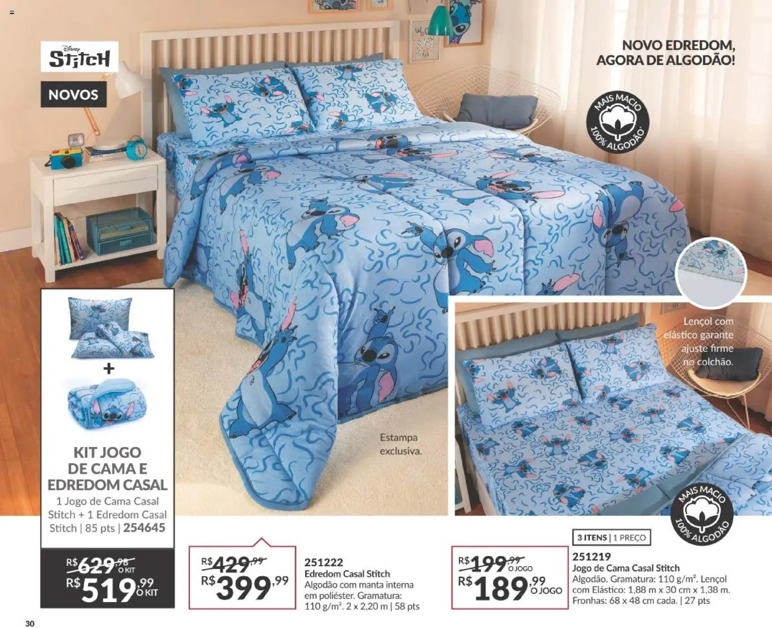 Avon Folheto - válido de 01/09/2026 | Página: 30 | Produtos: Edredom, Cama, Lençol, Algodão