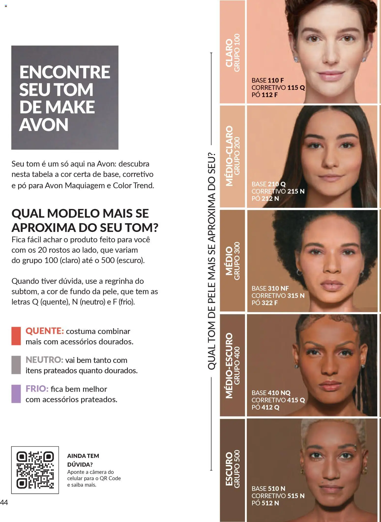 Avon Folheto - válido de 18.02.2026 | Página: 44 | Produtos: Celular, Corretivo, Base, Câmera