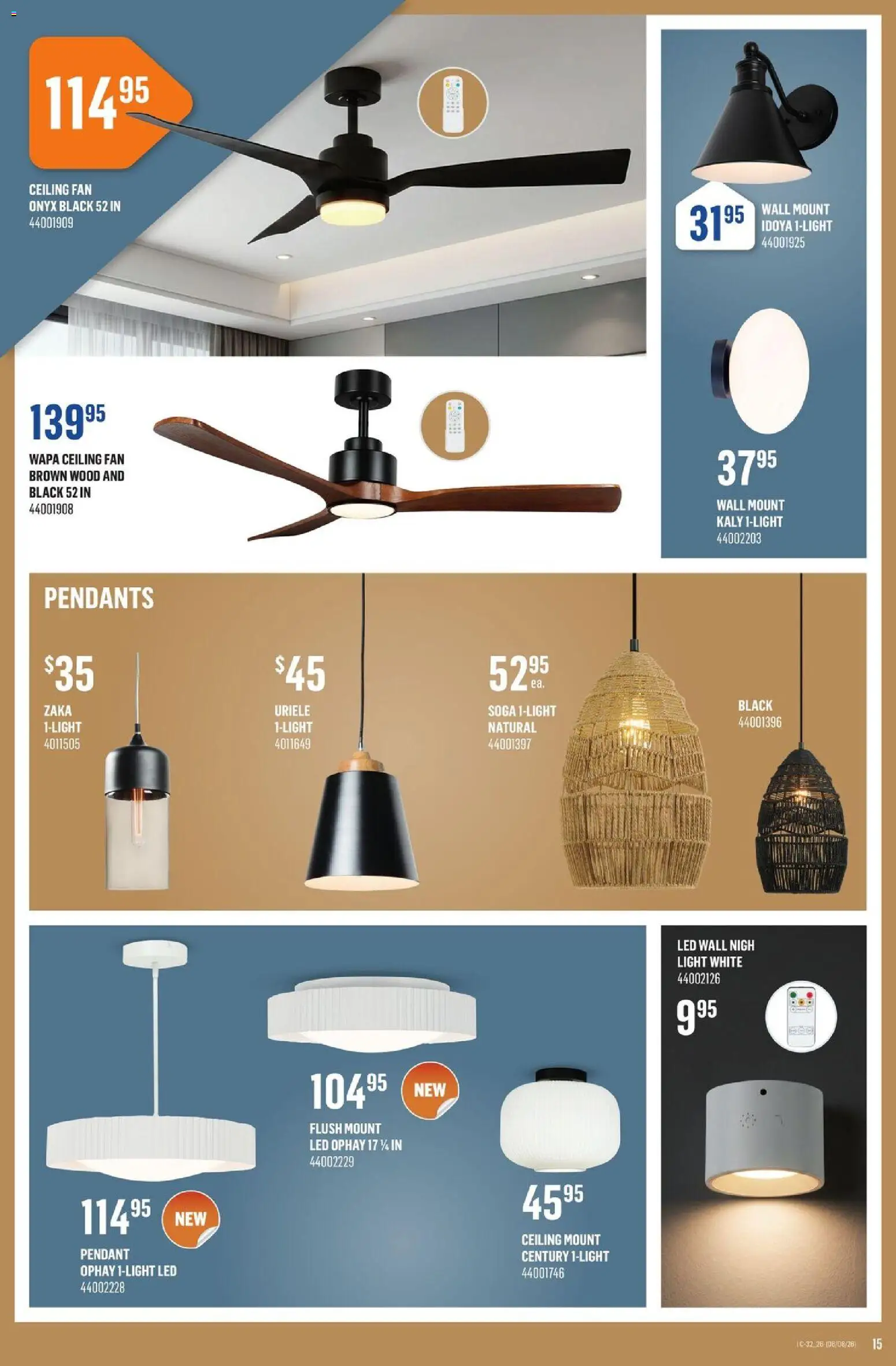Canac flyer valid from Aug 6, 2026 | Page: 15 | Products: Fan
