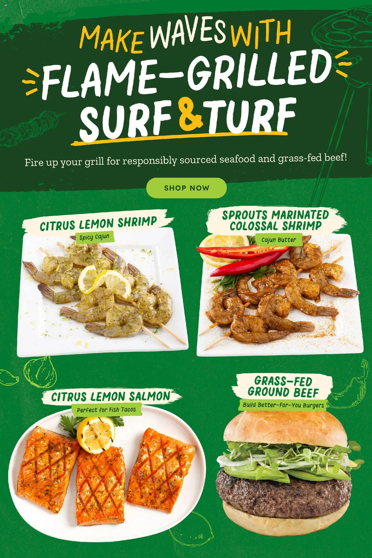 Sprouts Weekly Ad - valid from 07/22/2026 | Page: 5 | Products: Butter, Seafood, Lemon, Grill