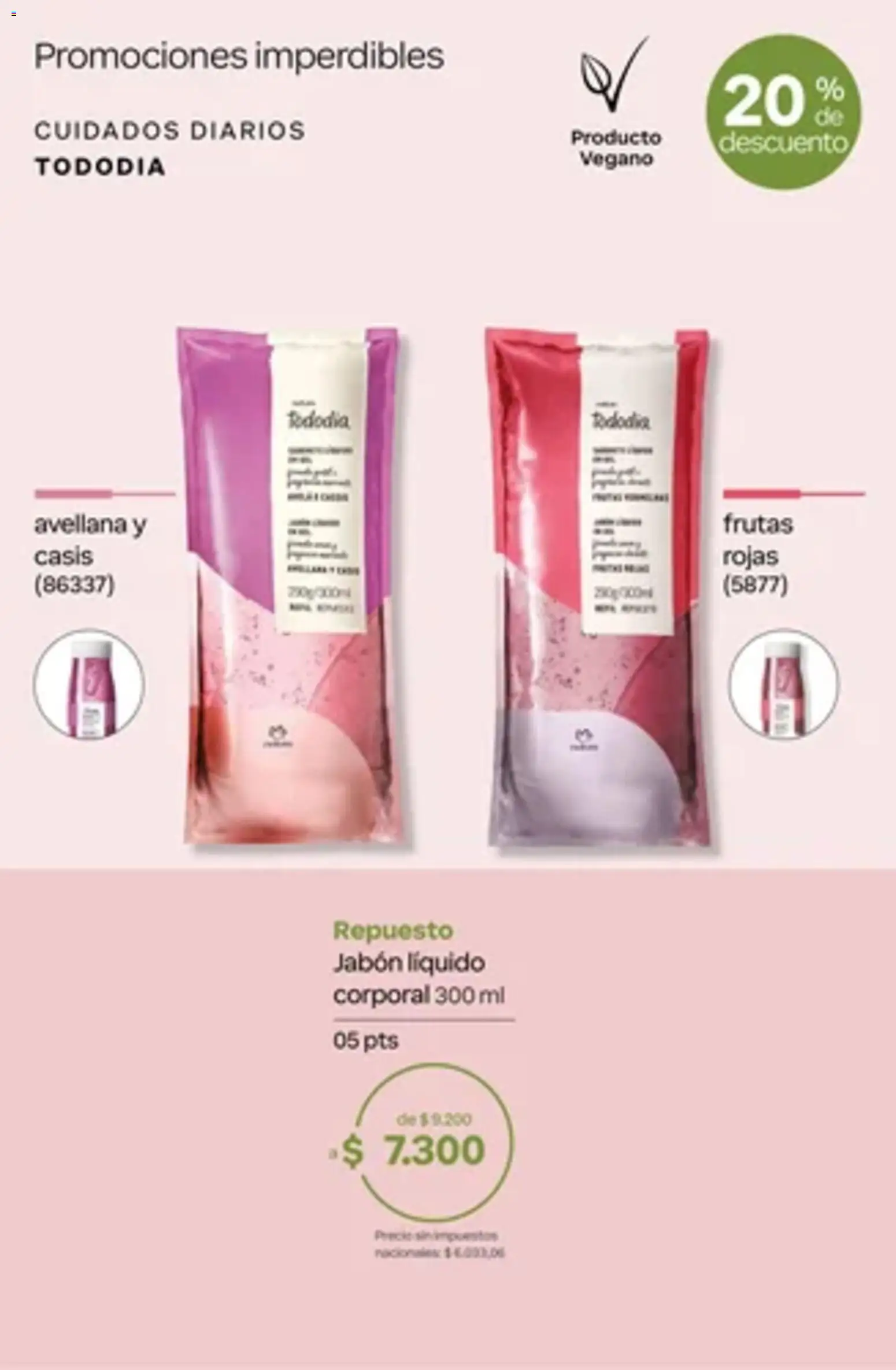 Catálogo Natura Ciclo 14 │ válido desde el 01/10/2026 | Página: 63 | Productos: Diarios, Jabón líquido, Jabón