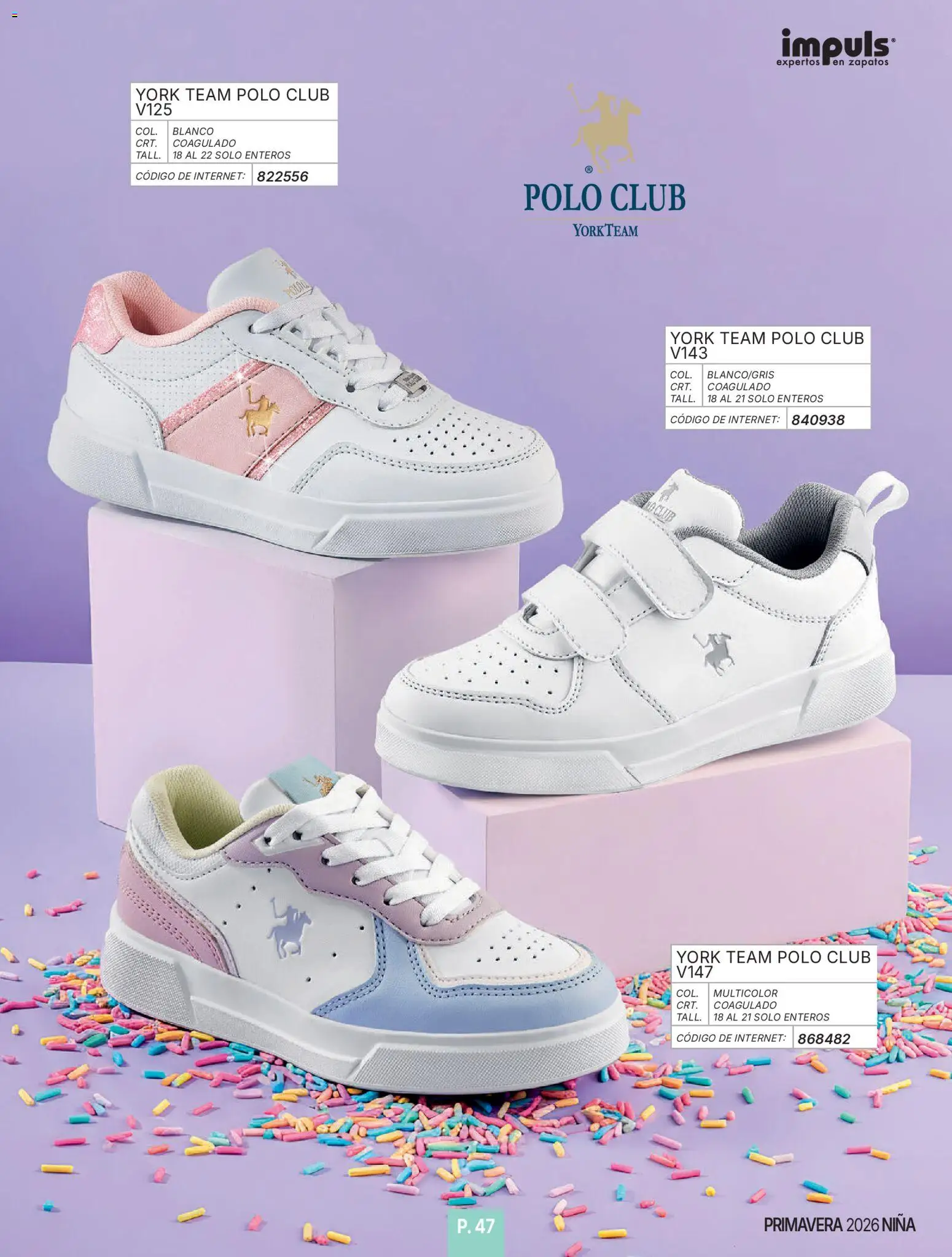 Nuevas ofertas de Impuls válidas en toda la República Mexicana desde el 01/01/2026. ¡Encuentra las mejores ofertas en Impuls catálogo Niña! | Página: 49 | Productos: Zapatos