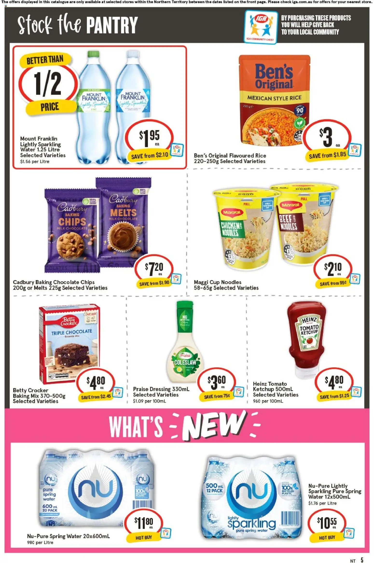 IGA catalogue - valid from 17.06.2026 | Page: 6 | Products: Chocolate, Chicken, Ketchup, Sugar