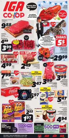 Preview of IGA weekly flyer / circulaire from shop IGA valid from 07.05.2026