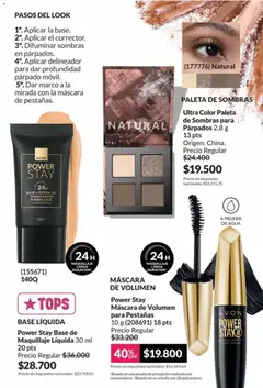 Vista previa Catálogo AVON Campaña 5/2026 válido desde el 01.05.2026 | Página: 28 | Productos: Maquillaje, Máscara, Delineador, Paleta
