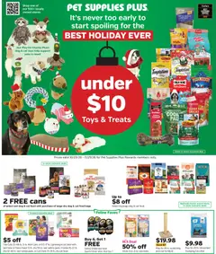 Preview of Pet Supplies Plus weekly ads valid from 10/29/2026