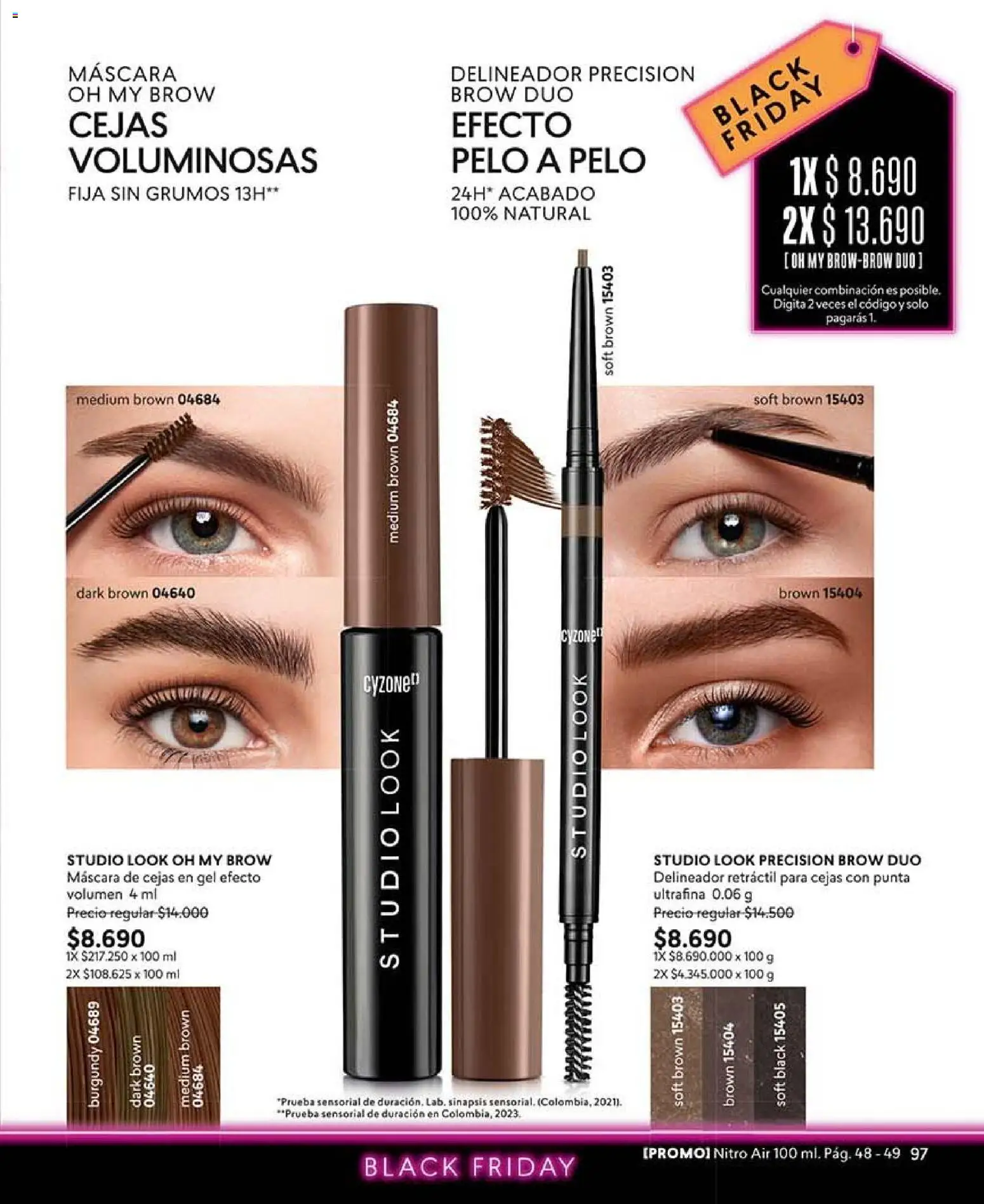 Catálogo CyZone Campaña 16 │ válido desde el 28.09.2026 | Página: 97 | Productos: Máscara, Delineador