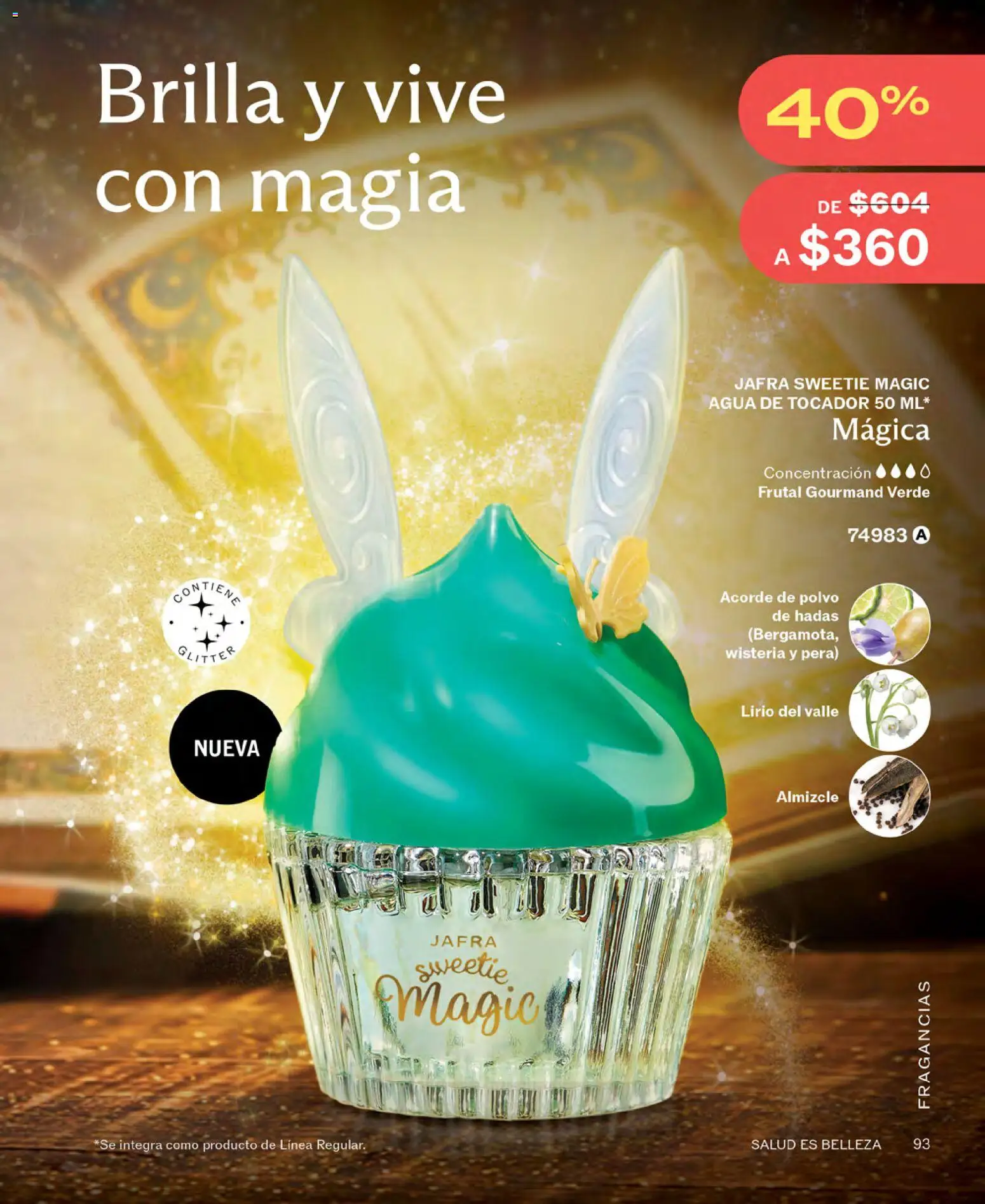 Nuevas ofertas de JAFRA válidas en toda la República Mexicana desde el 01.06.2026. ¡Encuentra las mejores ofertas en JAFRA catálogo! | Página: 93 | Productos: Pera, Agua, Glitter, Polvo