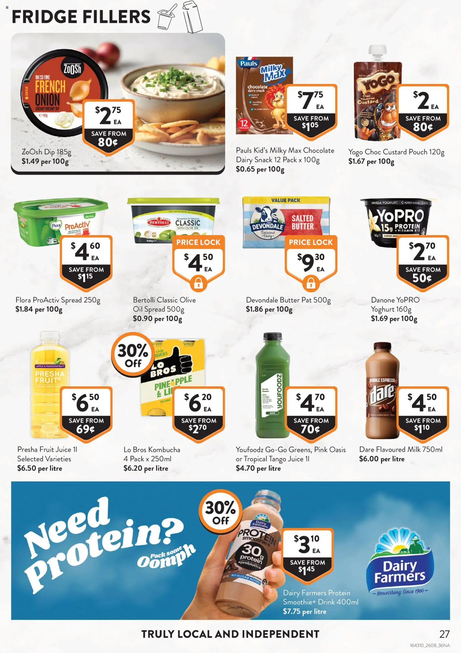 Foodworks catalogue - valid from 26/08/2026 | Page: 27 | Products: Dairy, Butter, Oil, Spread