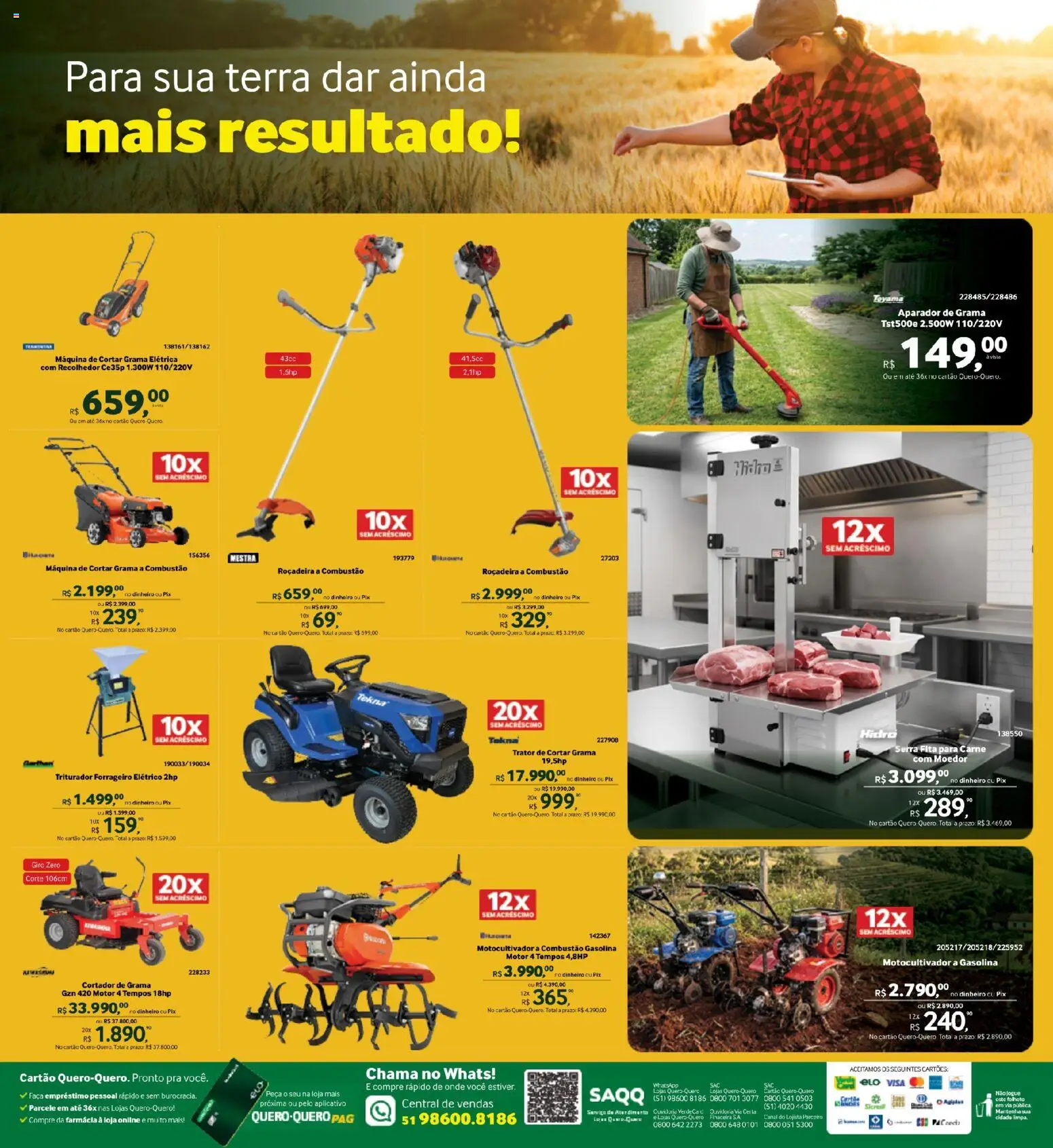 Lojas Quero-Quero Folheto - válido de 01/10/2026 | Página: 12 | Produtos: Aparador, Fita, Roçadeira, Cortador de grama