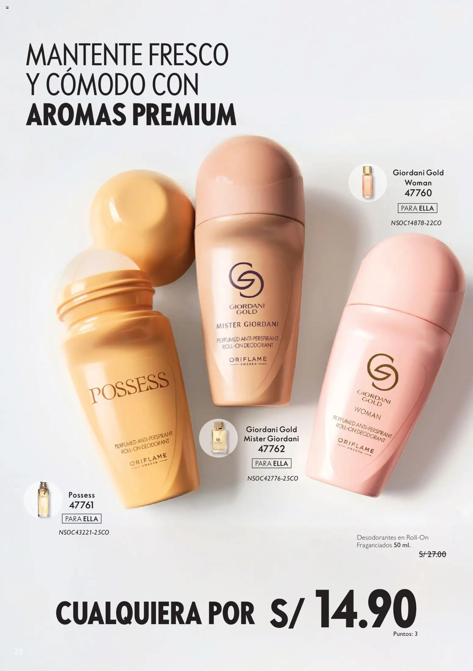 Catálogo Oriflame válido desde 22/08/2026 | Página: 28