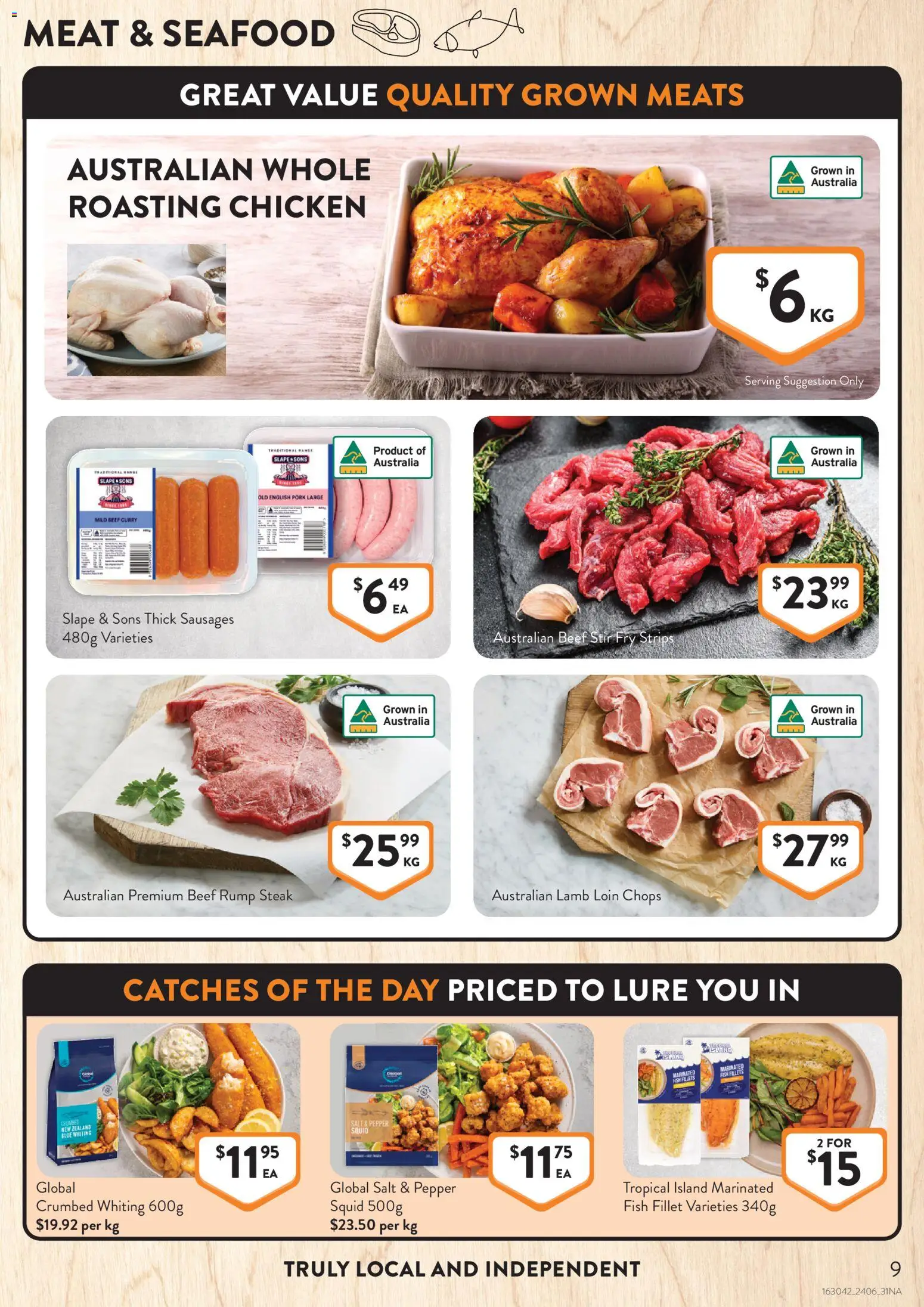 Foodworks catalogue - valid from 24/06/2026 | Page: 9 | Products: Curry, Chicken, Pork, Beef