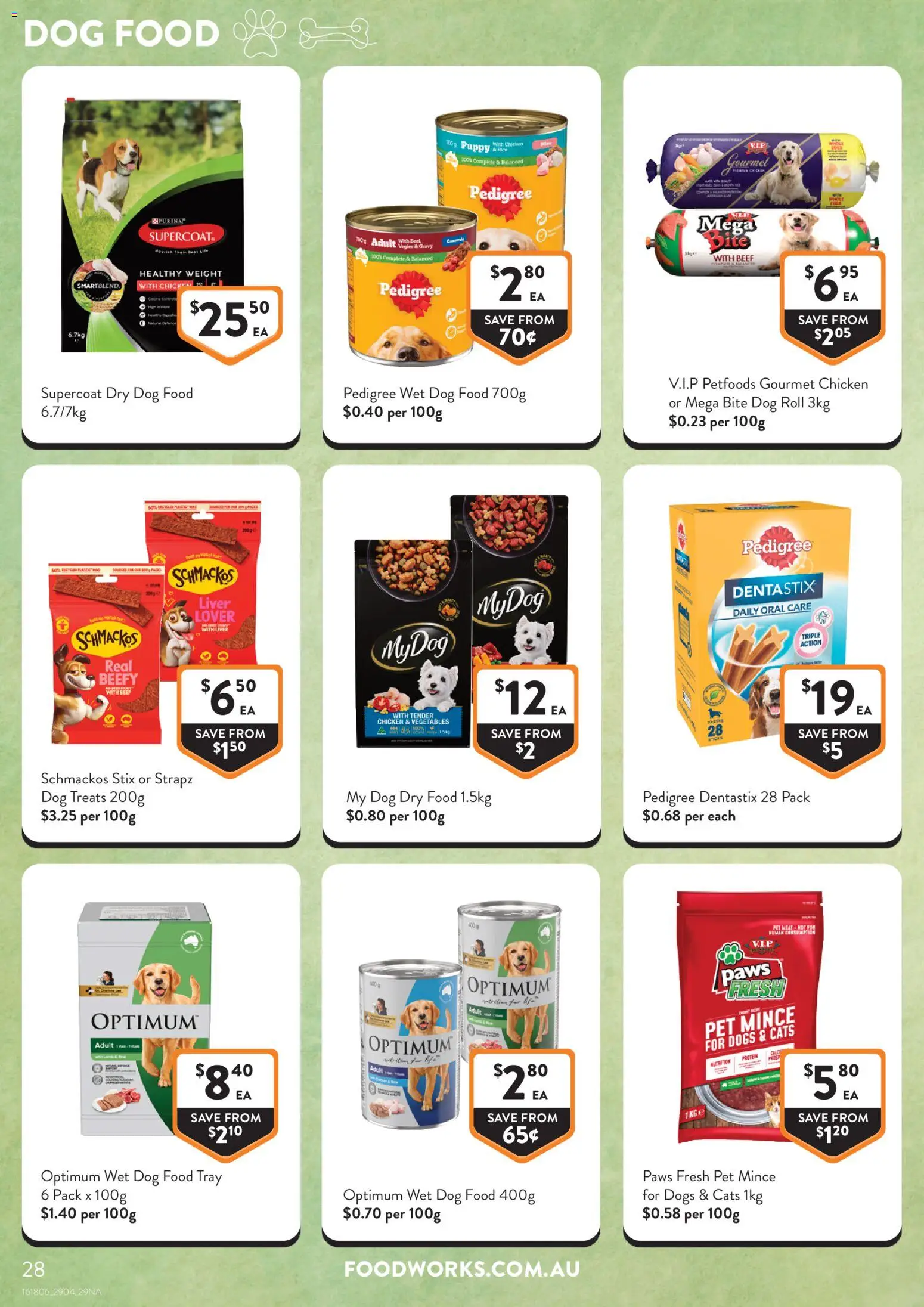Foodworks catalogue - valid from 29.04.2026 | Page: 28 | Products: Beef, Meat, Dog food, Weight